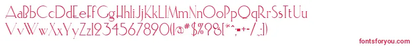 ElisiainlineRegular-Schriftart – Rote Schriften