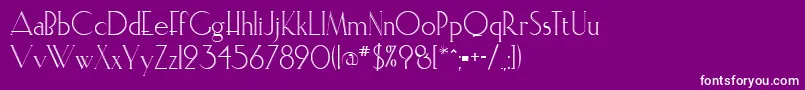 ElisiainlineRegular Font – White Fonts on Purple Background