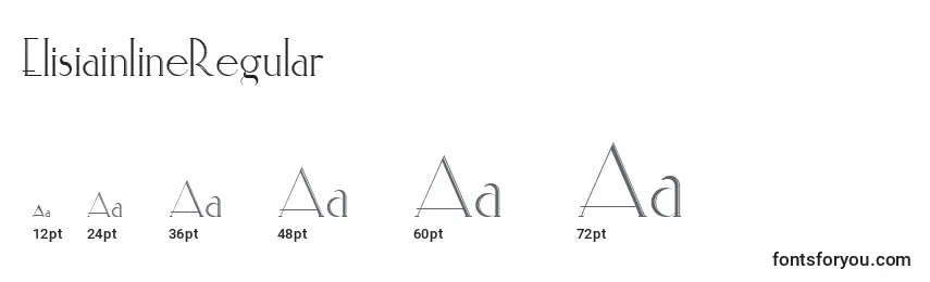 ElisiainlineRegular Font Sizes