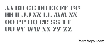 Stencylette Font