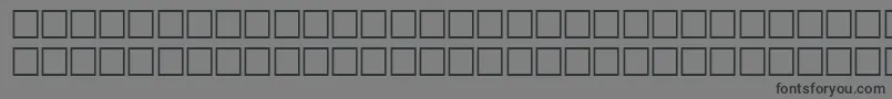 WinkRegular Font – Black Fonts on Gray Background