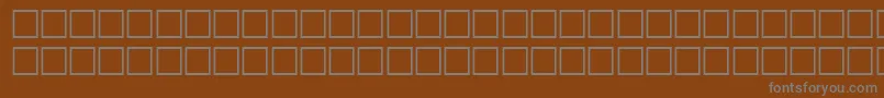 Шрифт WinkRegular – серые шрифты на коричневом фоне