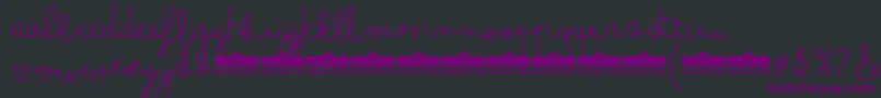 BimboFinetipTrial Font – Purple Fonts on Black Background