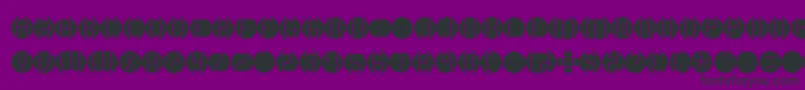 Dblayer1 Font – Black Fonts on Purple Background