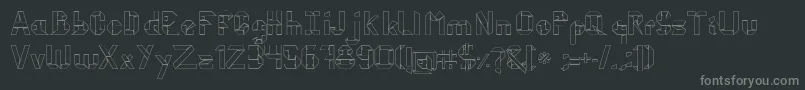 More about KubosOrigami Font KubosOrigami Font – Gray Fonts on Black Background