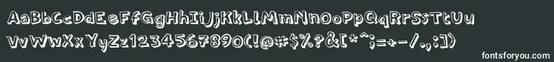 PfamateurShadow Font – White Fonts