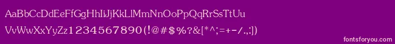 Jasmineupc Font – Pink Fonts on Purple Background