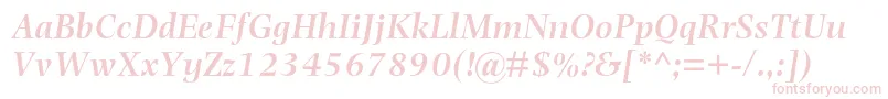 PhotinamtstdSemibolditalic Font – Pink Fonts