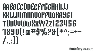 SfArcheryBlackSc font – tall Fonts