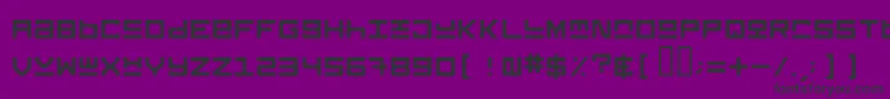 フォントKeysrg – 紫の背景に黒い文字