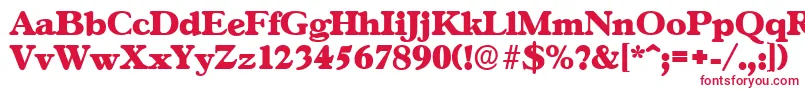 GascogneserialHeavyRegular Font – Red Fonts