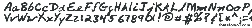 Шрифт PaliRegular – буквенные шрифты