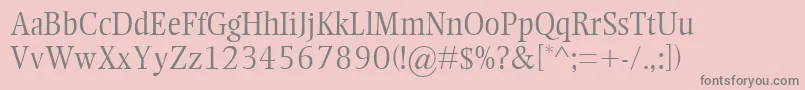 More about EllingtonMtLight Font EllingtonMtLight Font – Gray Fonts on Pink Background