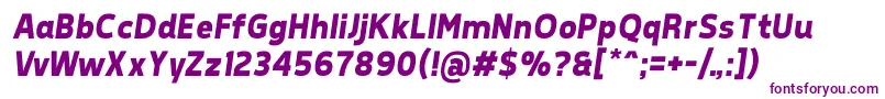 TepenoSansBoldItalic Font – Purple Fonts