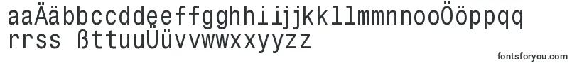 Monospacetypewriter Font – German Fonts