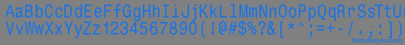 fuente Monospacetypewriter – Fuentes Azules Sobre Fondo Gris