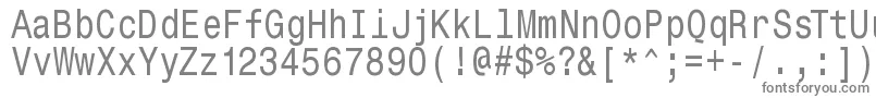 Police Monospacetypewriter – polices grises