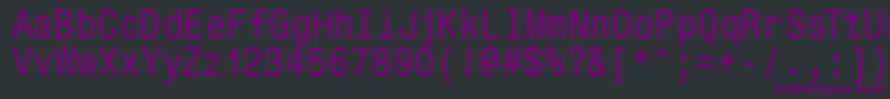 fuente Monospacetypewriter – Fuentes Moradas Sobre Fondo Negro