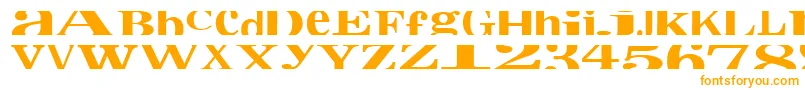Шрифт Cropfontxtra – оранжевые шрифты