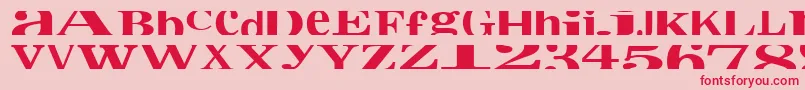 fuente Cropfontxtra – Fuentes Rojas Sobre Fondo Rosa