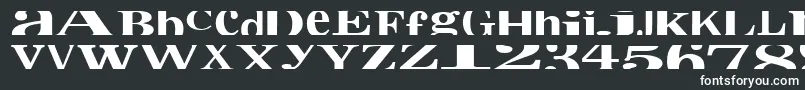 フォントCropfontxtra – 白い文字