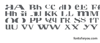 Шрифт Cropfontxtra