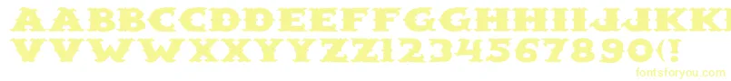 Fonte SaloonextWd – fontes amarelas
