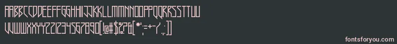 HavannahHank Font – Pink Fonts on Black Background