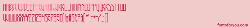 HavannahHank Font – Red Fonts on Pink Background