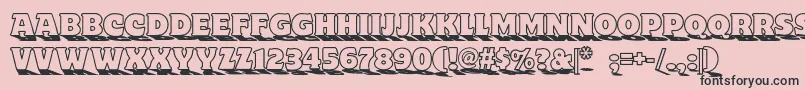 Toylandnf Font – Black Fonts on Pink Background