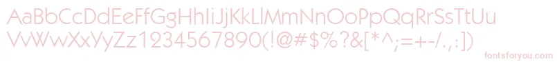 KabelgttBook Font – Pink Fonts on White Background
