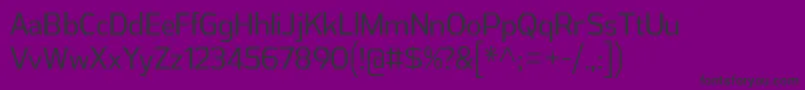 AthabascaCdBk Font – Black Fonts on Purple Background