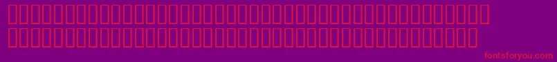 Ernestblochsh Font – Red Fonts on Purple Background