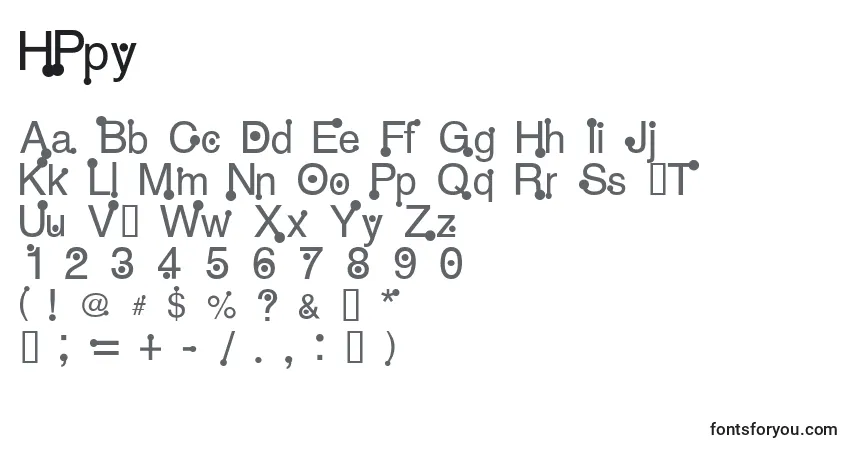 Police HPpy - Alphabet, Chiffres, Caractères Spéciaux