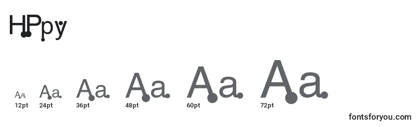 HPpy Font Sizes