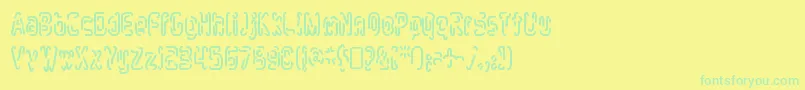 More about MlurmlryRegular Font MlurmlryRegular Font – Green Fonts on Yellow Background