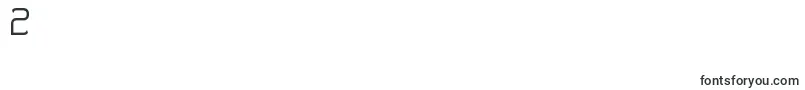 Quarthck-Schriftart – Schriften für die Ziffer 2