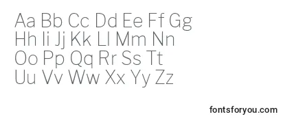 LibrefranklinThin Font