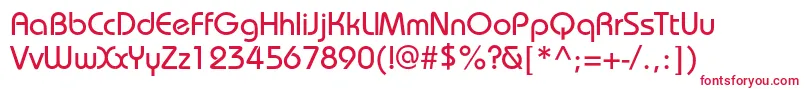 BauhauscMedium Font – Red Fonts