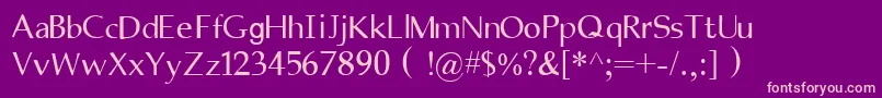 Tamilnet Font – Pink Fonts on Purple Background