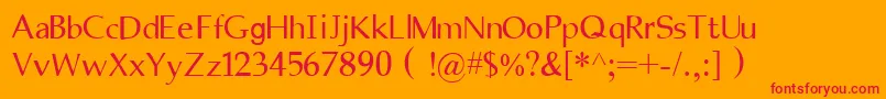 Tamilnet Font – Red Fonts on Orange Background