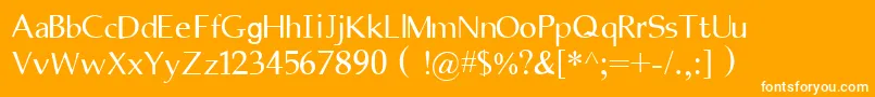 Tamilnet Font – White Fonts on Orange Background