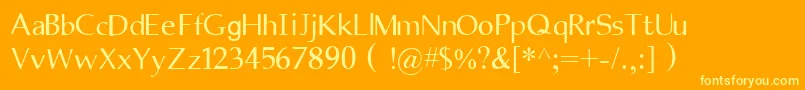 Tamilnet Font – Yellow Fonts on Orange Background