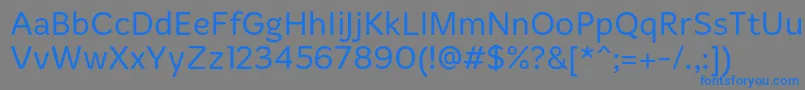 MergeLight Font – Blue Fonts on Gray Background