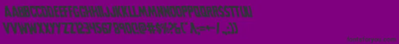 Grimghostleft Font – Black Fonts on Purple Background