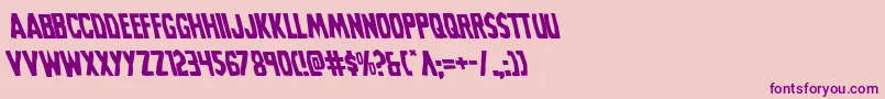 Grimghostleft Font – Purple Fonts on Pink Background