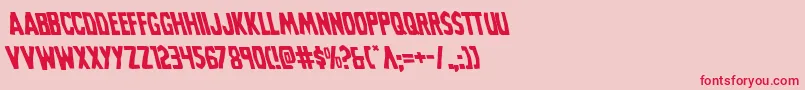 Grimghostleft Font – Red Fonts on Pink Background