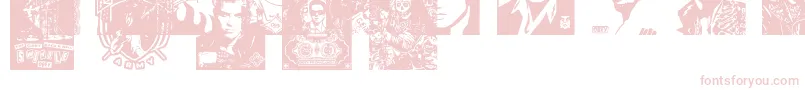ObeyrockersCaps-Schriftart – Rosa Schriften