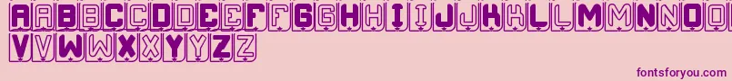 FoontasticaSt Font – Purple Fonts on Pink Background