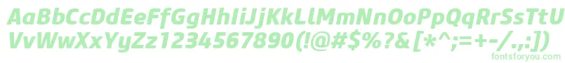 CoreSansM75ExtraboldItalic Font – Green Fonts